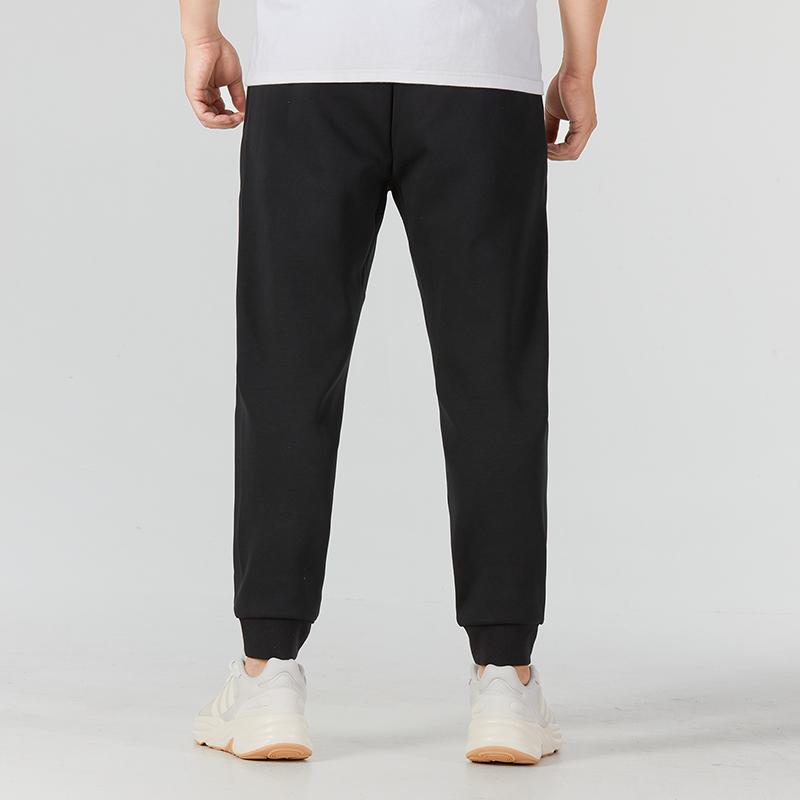 Adidas MUST HAVES Knitted Sweatpants Men's Black Moderate Cuffed Pants (Unisex) Knitted Sweatpants HM2968