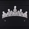 DIEZI Elegant Luxury Girls Crystal Bridal Tiara Crown Birthday Party New Fashion Bride Queen Headbands Hair Jewelry Accessories