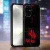 Red Spider Lily Flower of Hell Phone Case For Samsung S25,S24,S21,S22,S23,S30,Ultra,S20,Plus,Fe,Lite,Note,10,Black Cover