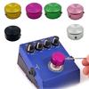 Guitar Pedal Toppers Caps Quick Installation Design Multiple Color Option Metal Texture Suitable for Improved Grip