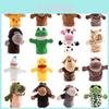 Groothandel Pluche Speelgoed Handpop Cartoon Dier Pop Met Beweegbare Mond Interactief Speelgoed Voor Kleuterschool En Ouder-kind Interactie 25cm Hoog