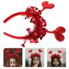 Valentine's Day Heart Headband Cute Festive Headwear Cupid Costume Accessory Christmas Valentines Day Props Hair Accessories