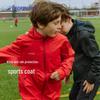 Decathlon Boys' Windproof Hooded Football Training Jacket