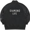 Fila Fusion 2023 Autumn New Simple Fashion Loose Baseball Jacket Men Jackets Black T11M332705F-BK