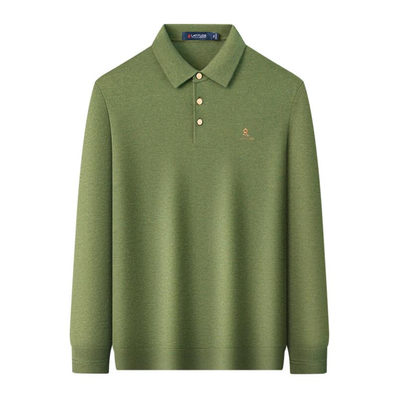 MONTAGUT Men's 32% Merino Wool Polo Sweater