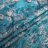 Chinese Style Damask Fabric Silk Peacock Jacquard Brocade Cloth for DIY Sewing Chinese Cheongsam Dress Skirt Material