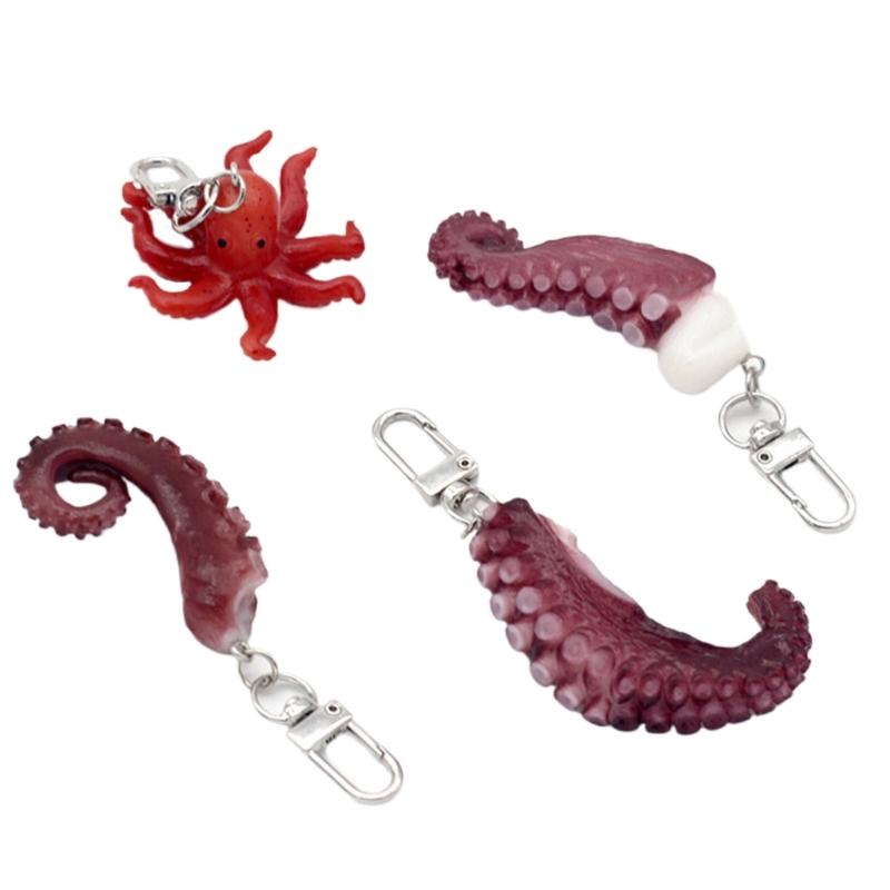 

Creative Octopus and Squid Claw Key Chain Multifunctional Keychain Bag Pendant Accessory for Keys and Phone Decoration 1