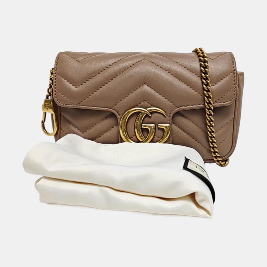 [Pre-Owned] Gucci Handbag 'Tan' - Very Good #TBV6O2