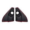 2 pièces Garniture de Cadre de Haut-parleur de Pilier de Voiture Couleur Fibre de Carbone Motif Bambou pour Toyota Hilux Revo Conquest 2015-2021 Toyota Fortuner