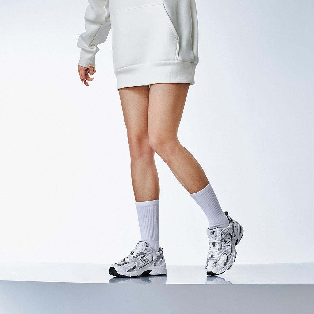 New New Balance 530 White Silver Metallic MR530AD
