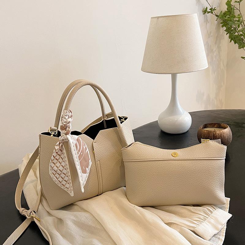 

Новая модная ветровка, комплект из двух предметов, сумка-тоут, портативная, на плечо, через плечо, женская сумка