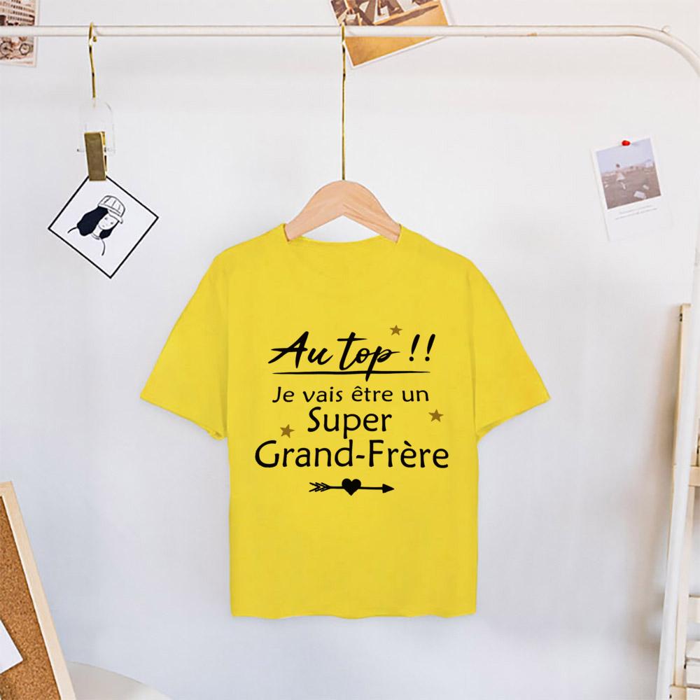 

I Will Become A Big Brother Print Boys Shirt Pregnancy Announcement T-shirt Brother Clothes Kids Summer Short Sleeve Tops Tshirt 100
