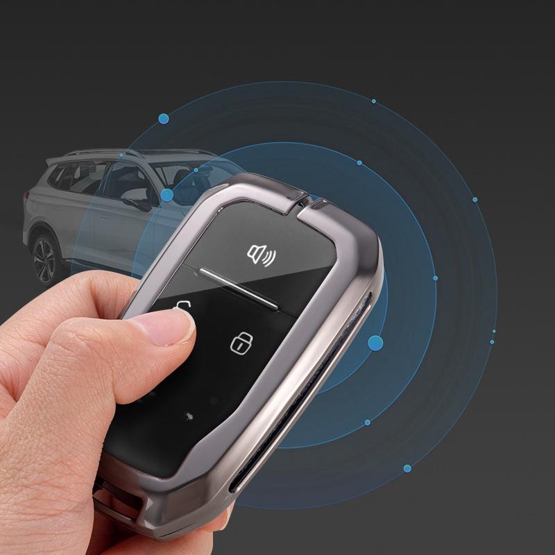 Car Key Case Cover For Jianghuai T50 S2 S3 S4 S5 S7 For JAC JIAYUE J7 A5 X4 X7 IC5 IEV7S T8 Refine M6 E20x E40x Zinc Alloy Holder Accessories