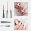 20-Piece Nail Art Brush Set: Painting, Gel, Cleaner, Dotting & Gradient Pens for Flower Designs