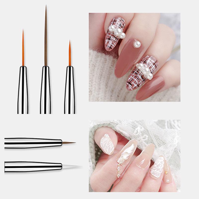 20-Piece Nail Art Brush Set: Painting, Gel, Cleaner, Dotting & Gradient Pens for Flower Designs