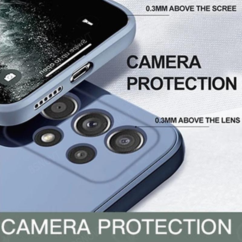 Pro Samsung A07 Pouzdro Kryt Samsung Galaxy A07 Capas Zadní Nárazník Telefonu Originální Tekutý Silikon Měkké TPU Fundas Samsung A07 A 07