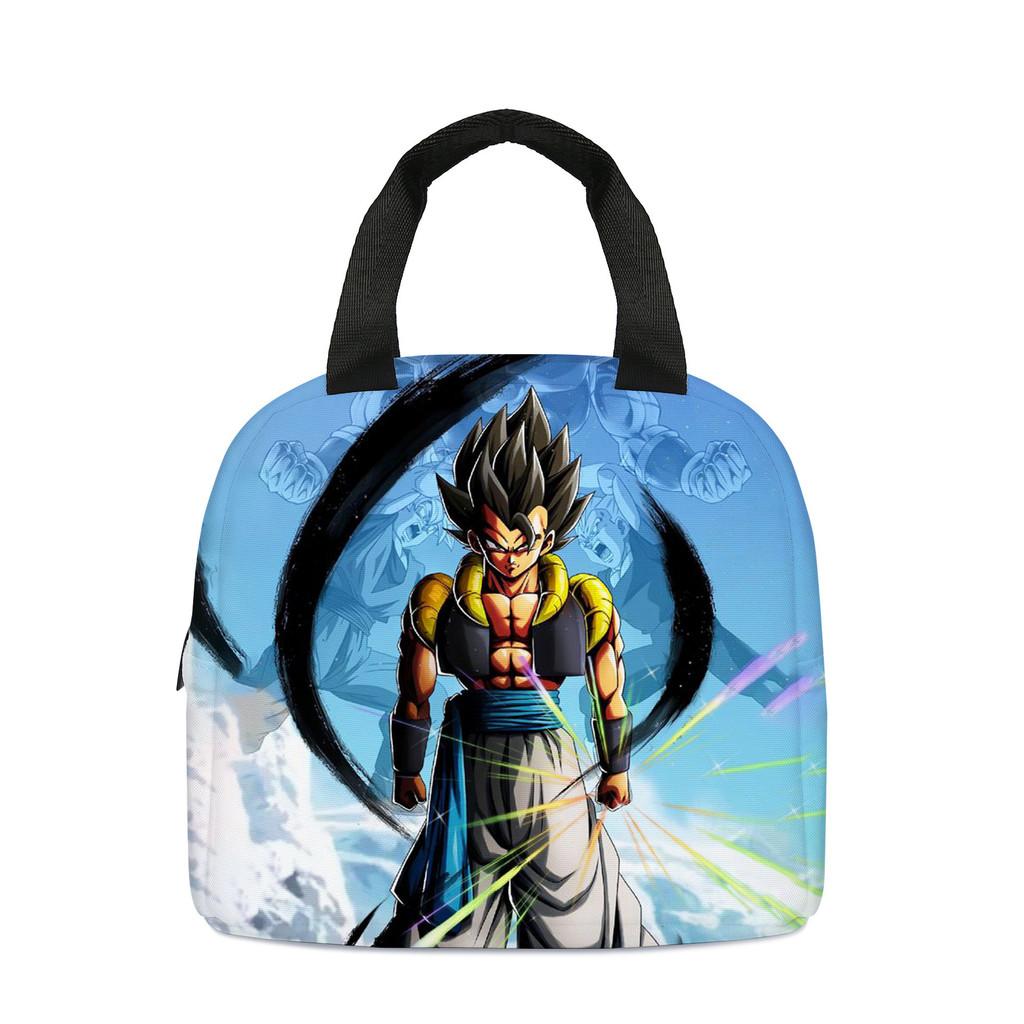 Sac à lunch isotherme Dragon Ball Compact Pliable Porte-bento Pour étudiants Et voyageurs