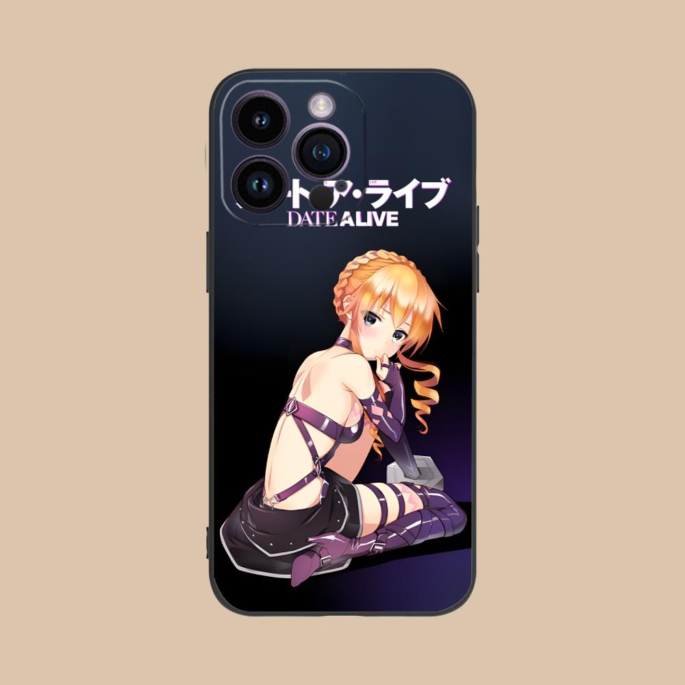 

Date a Live Yamai Kaguya Matte Mobile Phone Case for iPhone 17 16 15 14 13 12 11 X XR XS 8 7 Air Pro Max Plus Mini Colorful iPhone 7 Plus