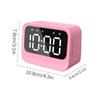 Alarm Clock with Speaker Wireless Digital Audio Alarms Wireless Clock Speaker for Home Bedroom Office Living Room Dormitory