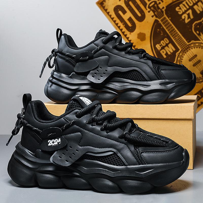 

Мужская обувь зимняя новая студенческая дышащая сетчатая повседневная спортивная платформа беговая легкая модная мужская папина модная обувь 39