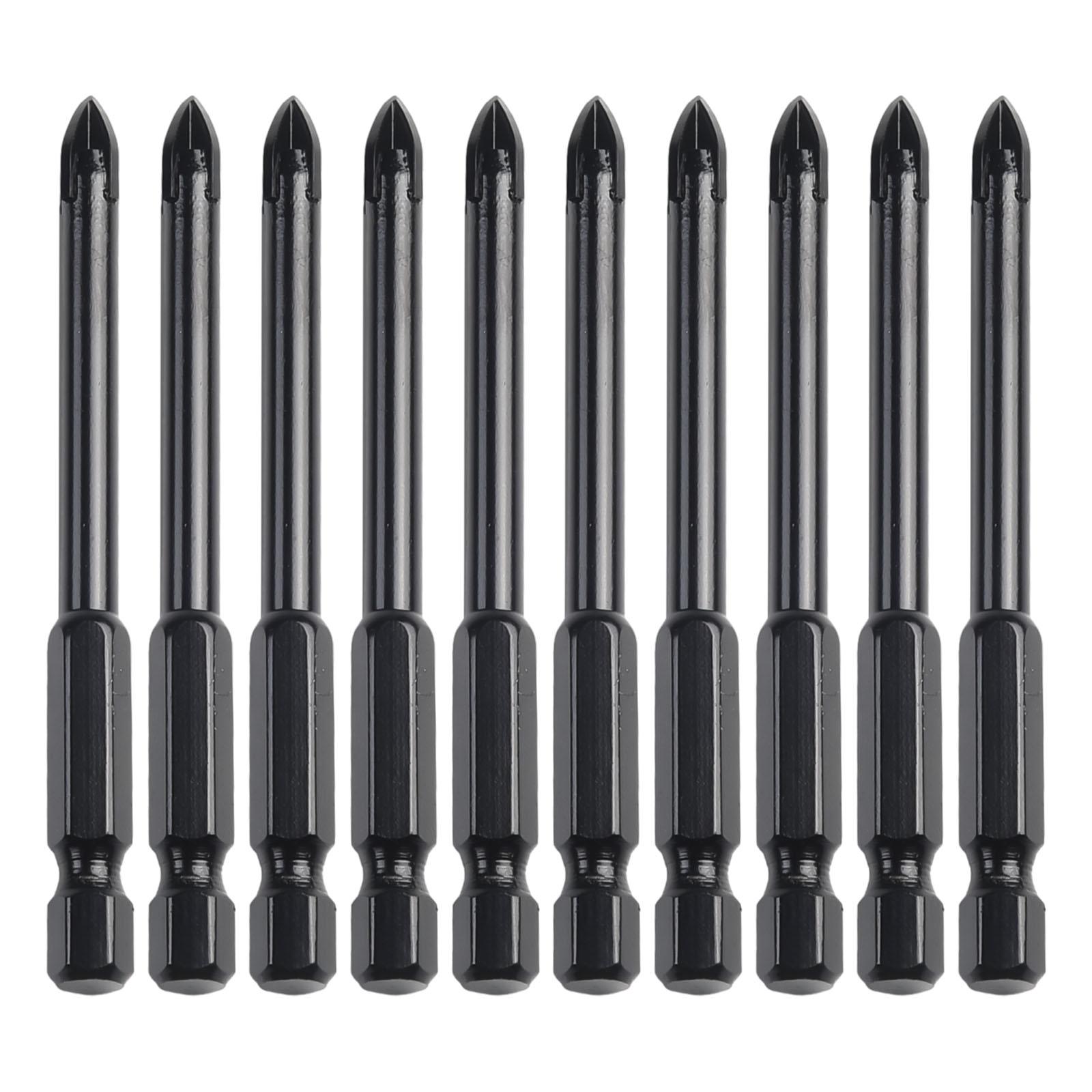

6mm Tile Drill Bit Hex Shank for Porcelain Ceramic Marble Glass Brick Carbide Alloy Professional Use Fast Smooth Drilling China Mainland