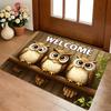 Owl Family Living Room Nonslip Area Rug Soft Carpet For Bedroom Game Playroom Sofa Office Home Decor Doormat Christmas Gift C926181