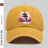 pc Floral Pattern And Cherry Blossom Pagoda Printed Baseball Cap Unisex Design Sun Hat MultiColor Available Papa Cap Comfort