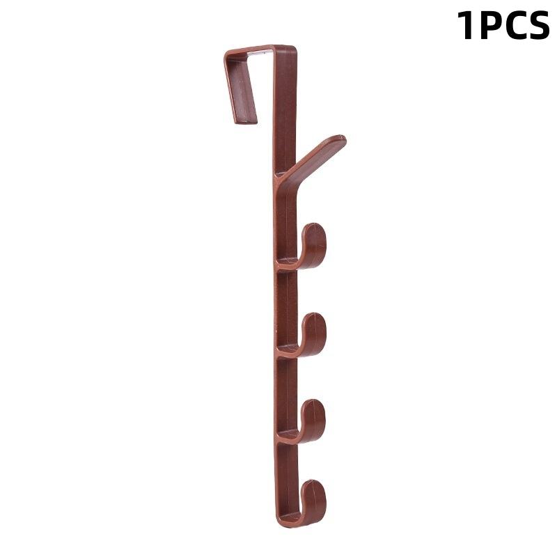 

1/5/10pcs Behind the Door Coat Hook Hanger behind the Door Cabinet Wardrobe Dormitory Door Hook Storage Rack