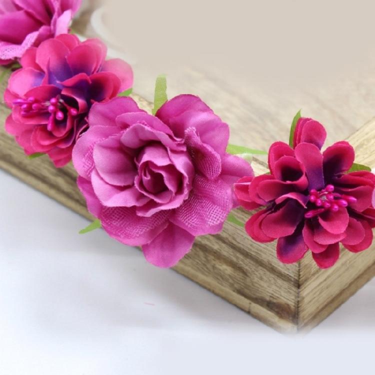 Flower Headbands Floral Garlands Crown Hair Wreath Bride Flower Crown Wedding