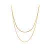 Herringbone Layered Necklace Elbrnn192