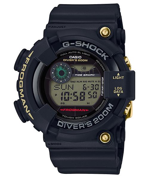 Casio Men's Stainless Steel 200M Water Resistant Shock Resistant Alarm Quartz Watch GF-8235D-1B