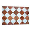 Glas-Kochfeld-Schutzplatte 2x40x52 Mosaik