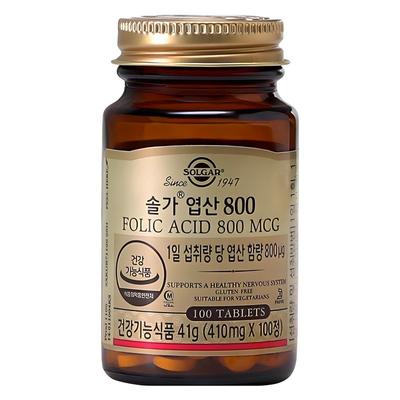 Folic Acid 800 100 Tablets, 1 Unit