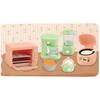 Cooker Oven Set Pretend Play for Kids Role Cookware Model Toy 1:12 Scale Kitchen Applian Juicer Cooker Play House