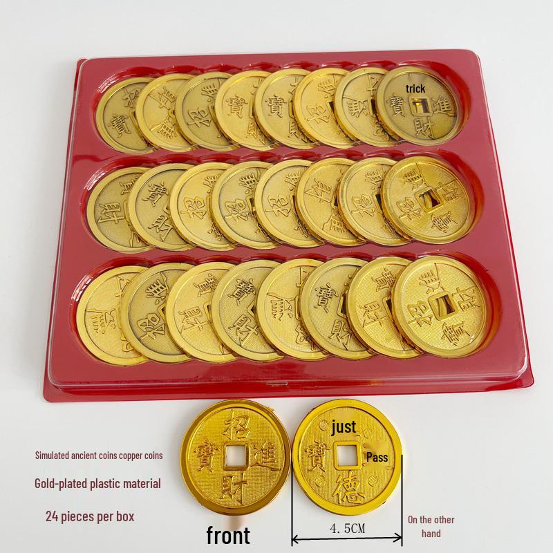 Lingots Dorés Décorations Festives - Ornements Trésors du Festival du Printemps