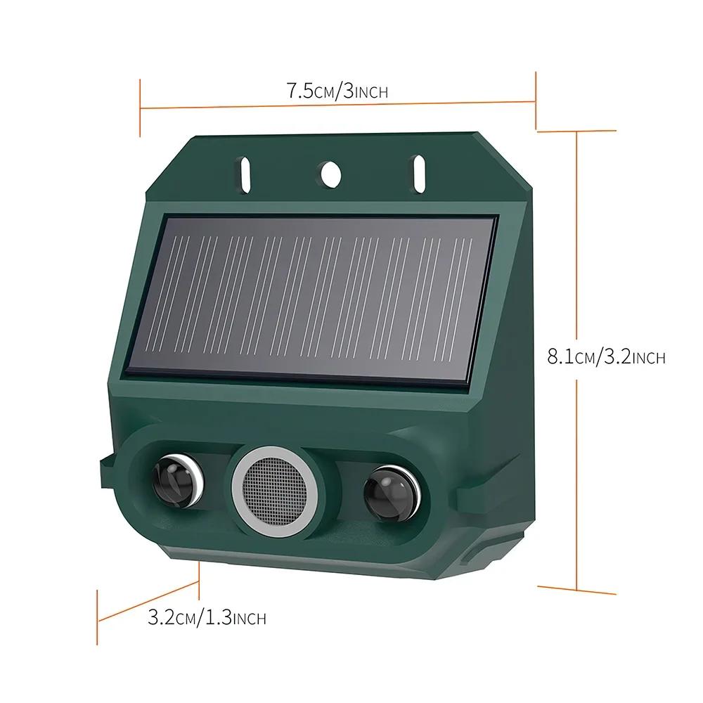 1/2PCS Solar Infrared Motion Sensor Alarm IP65 Siren Outdoor Strobe Light  Waterproof  Villa Farm Garden Security Alarm System