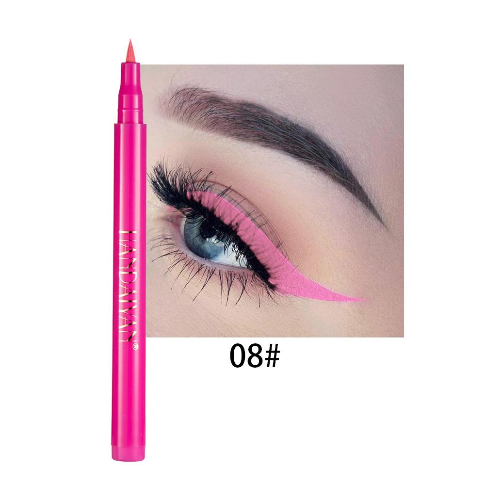 Penna Eyeliner Liquido Colorato Handaiyan Anti-Macchia - A Base d'Acqua con Punta Rigida