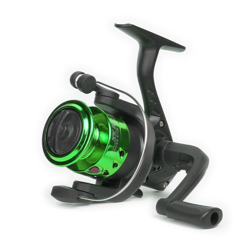 Malý naviják na ryby s vlascem: Mini ledový rybářský naviják 200 Type - Rocky Fishing Gear Spinner pro lov s nástrahami.