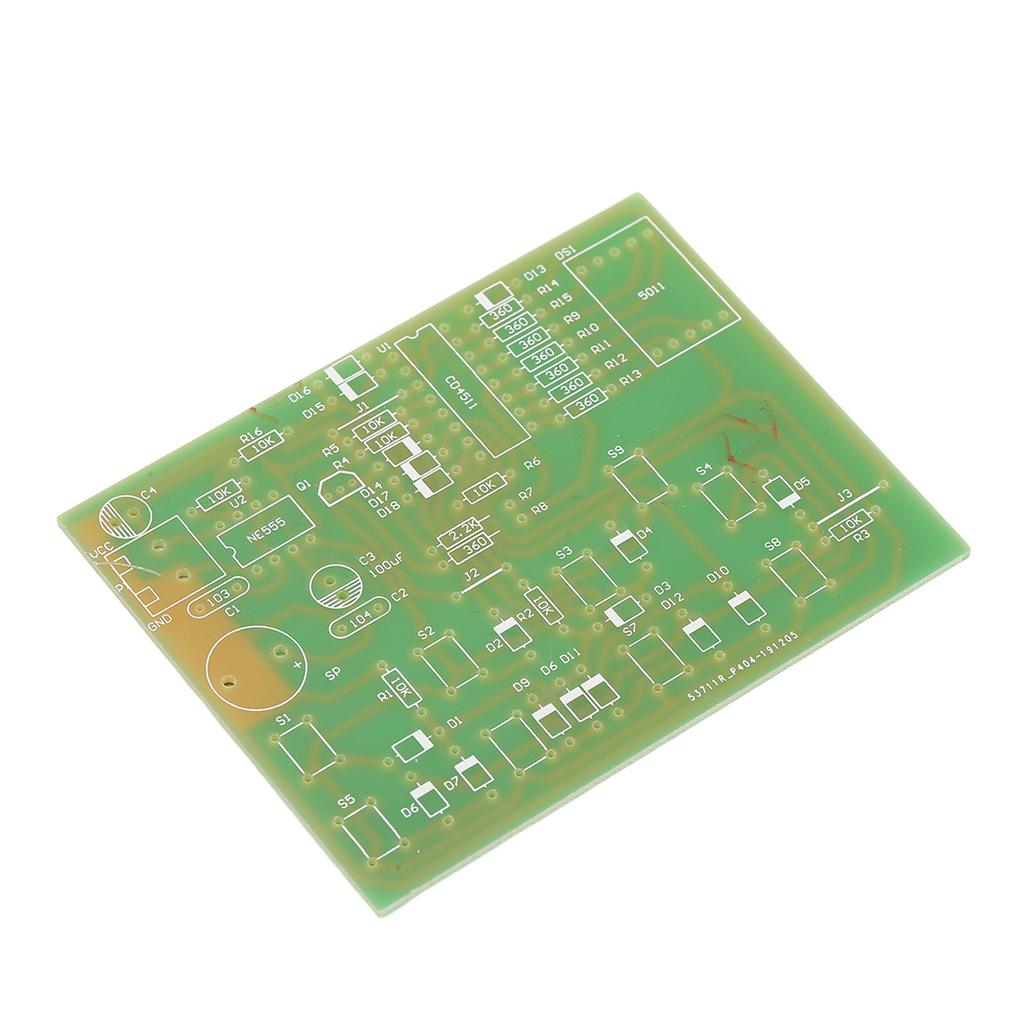 CD4511 Achtfach Digitaler Antwortgeber Experimentierbausatz Elektronischer DIY-Bausatz Vernünftiger Schaltkreis Antwortgeber