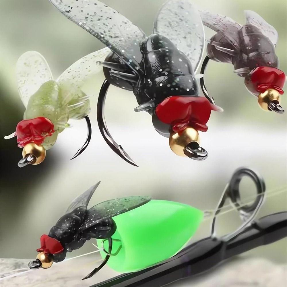 20PCS Durable Bionic Fly Fishing Bait Simulated Flies Trout Jigs Swimbaits Fishing Gear