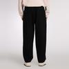Men's Casual Loose Wide-Leg Black Suit Pants