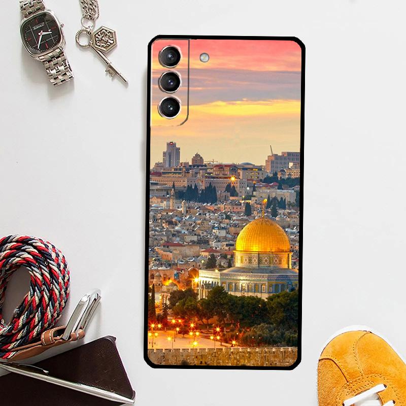 Jerusalem Building Case For Samsung Galaxy S25 Ultra S20 S21 S22 S23 Plus S24 Ultra S9 S10 S25 FE Cover Coque