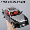 1:18 Rolls Royce Phantom Luxusauto Legierung Druckguss Metallmodell Ton & Licht Rückziehspielzeug Trendiges Ornament Geburtstagsgeschenk Für Jungen