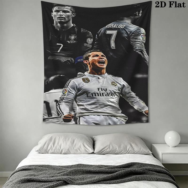 Ronaldo'S Legacy Celebration Portuguese Football Bedding 1 Duvet Cover 2 Pillowcase Without Core Soft And Comfortable Bedding Set