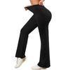 High-Waisted Fleece-Lined Yoga Pants: Thick, Tight-Fit, High Elasticity, European & American Style Flared Fitness Pants