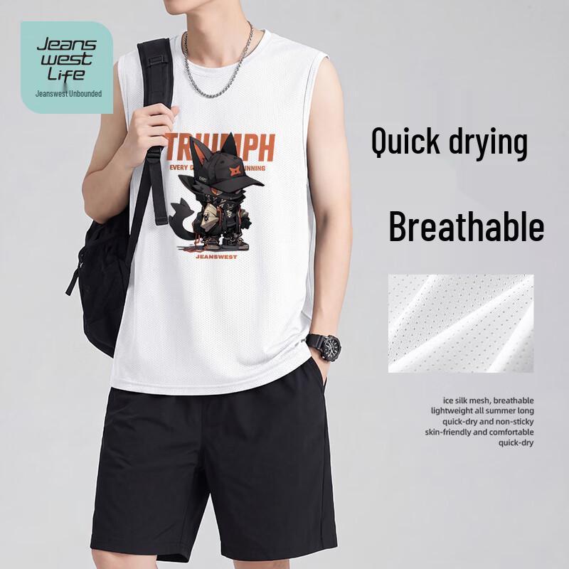 Мужская безрукавка JZS Cool Orange Black Cat от Jeanswest L