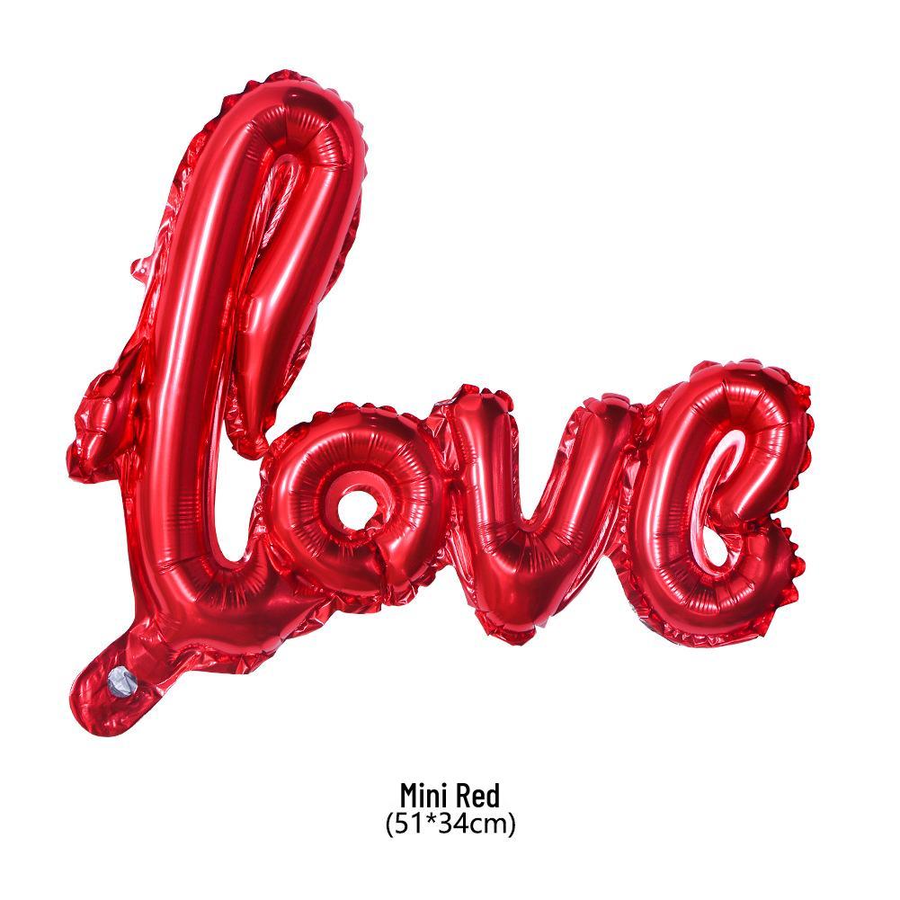 LOVE Letters Aluminum Foil Balloon for Wedding, Valentine's, and Proposal Decorations