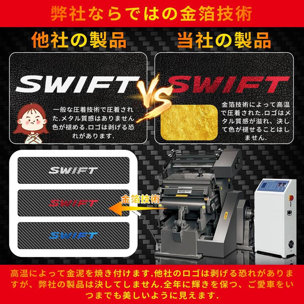RaKuLife Side Step Guard, Scuff Plate, For All Suzuki Swift Systems, Swift Sports, Gold