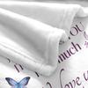 1pc We Love You Grandma, Gift Blanket from Grandchildren To Grandma, Soft, Comfortable And Warm Blanket, Birthday Gift Flannel Blanket for Grandma