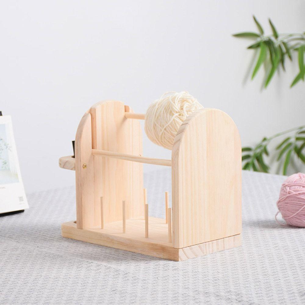Dual Axis Yarn Ball Holder Rotating Weaving Wool Ball Winder Thread Spool Holder  Crafts Accessory